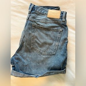 Everlane Blue Jean Shorts